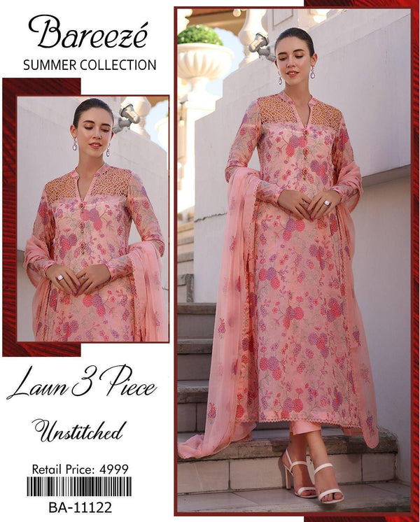 LAWN-3PIECE UNSTITCHED