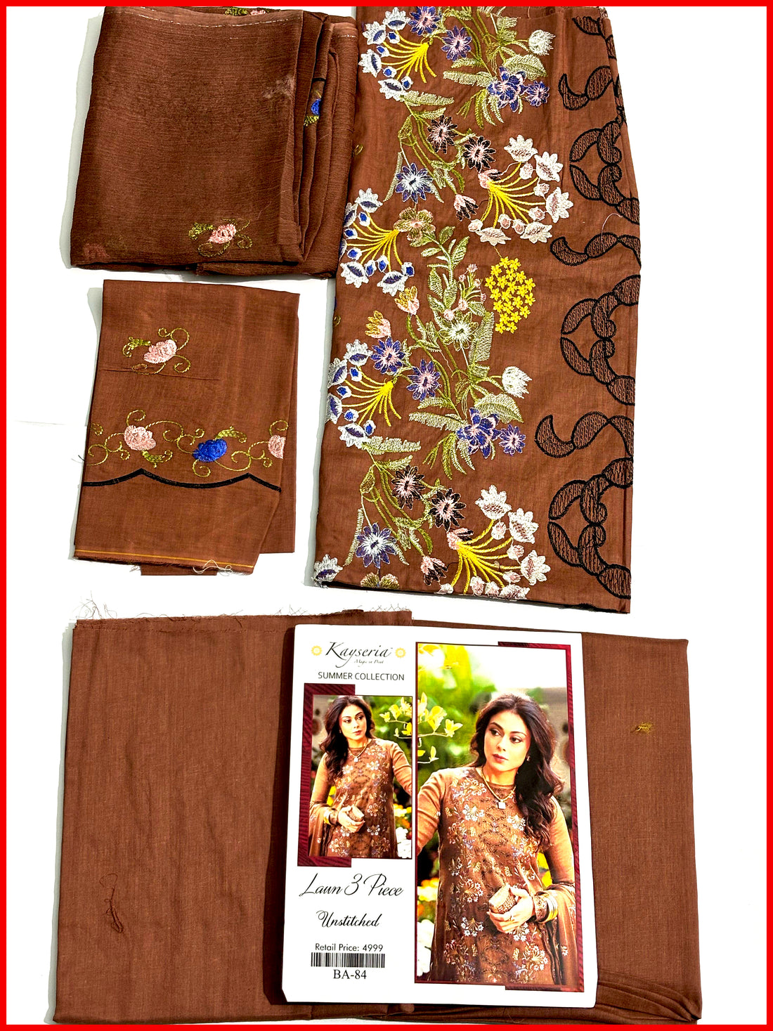 LAWN-3PIECE UNSTITCHED