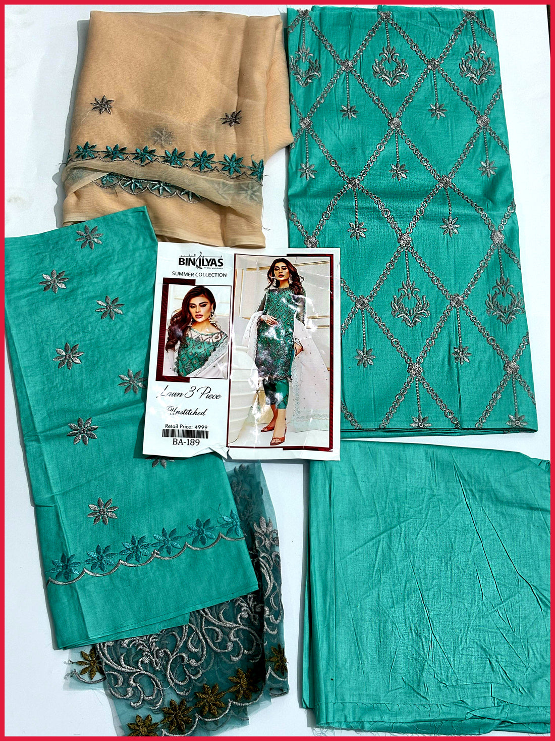 LAWN-3PIECE UNSTITCHED