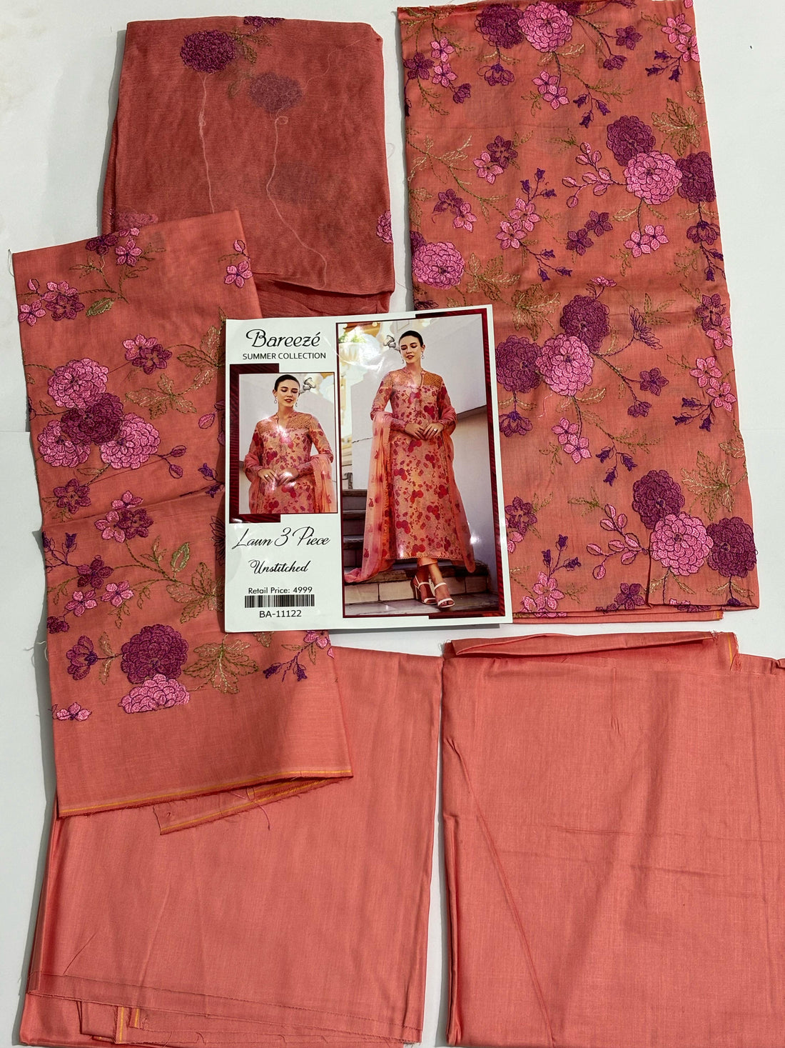 LAWN-3PIECE UNSTITCHED