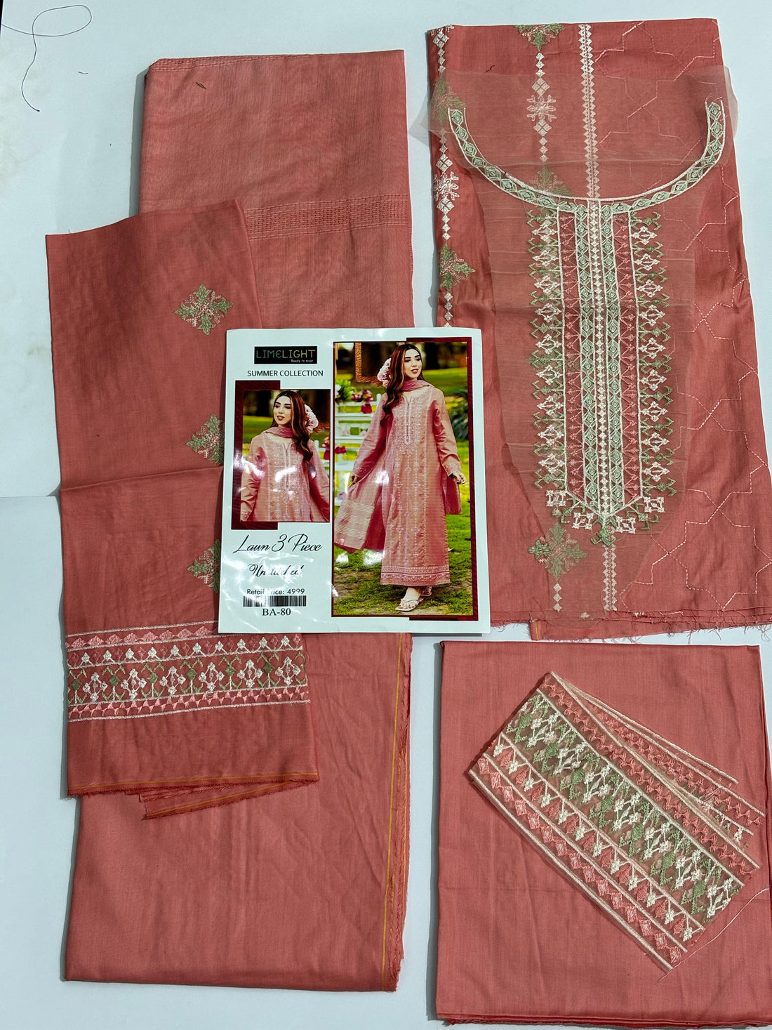 LAWN-3PIECE UNSTITCHED