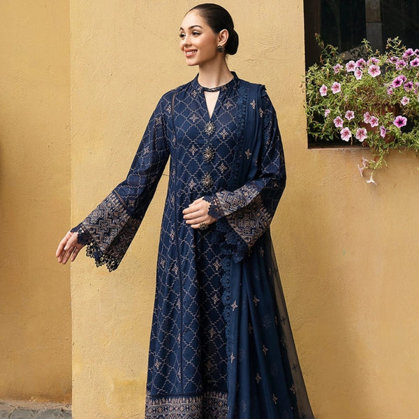 3pec unstich emboridery lawn